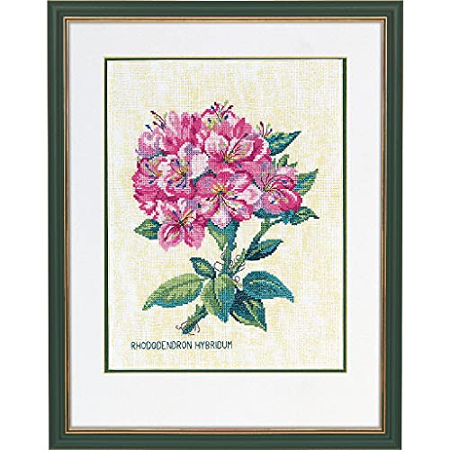Eva Rosenstand Kreuzstich Set Rhododendron, pink Zählmuster von Eva Rosenstand
