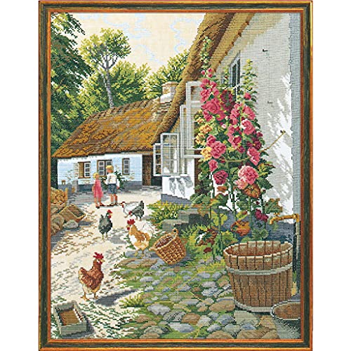 Eva Rosenstand Kreuzstich Set Stockrose, Zählmuster Eva Rosenstand Kreuzstich Set Stockrose, Zählmuster von Eva Rosenstand