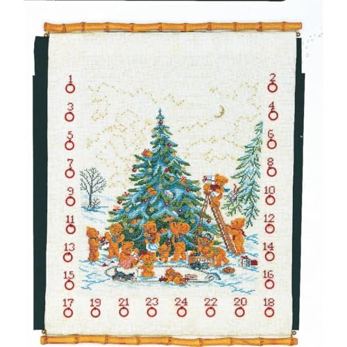 Eva Rosenstand Wandbehang Kreuzstich Set Adventskalender, Bären Zählmuster Eva Rosenstand Wandbehang Kreuzstich Set Adventskalender, Bären Zählmuster von Eva Rosenstand
