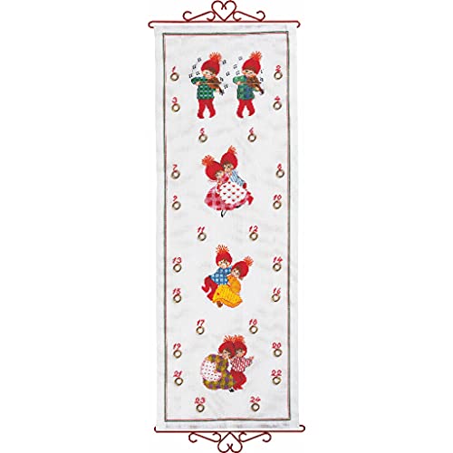 Eva Rosenstand Wandbehang Kreuzstich Set Adventskalender, Zwerge Tanzen Zählmuster Eva Rosenstand Wandbehang Kreuzstich Set Adventskalender, Zwerge Tanzen Zählmuster von Eva Rosenstand