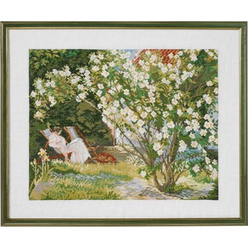 Kreuzstich Set Rosenstrauch Zählmuster von Eva Rosenstand