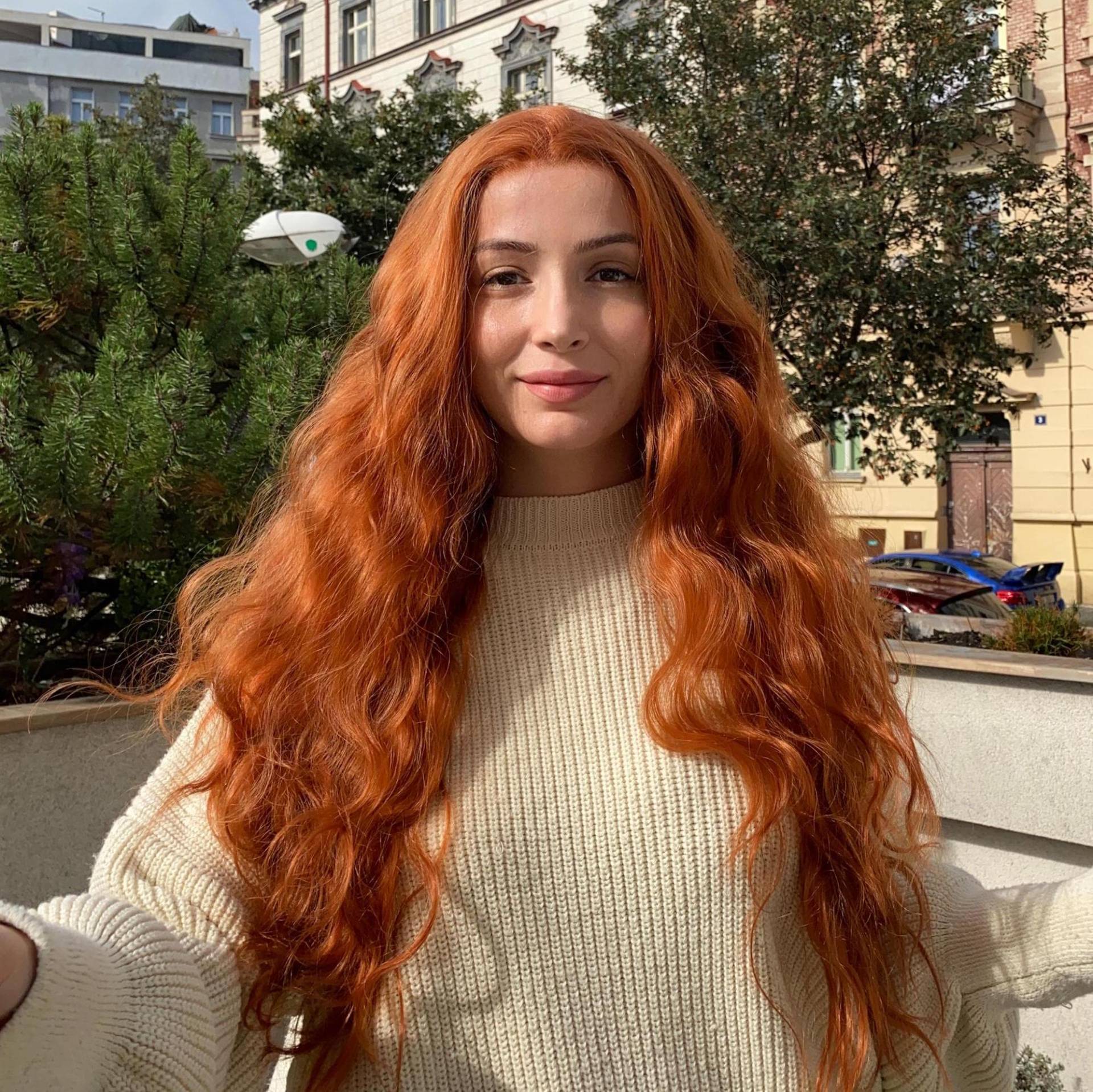Lange Ginger 13x4 Lace Front Perücke Cosplay Merida Hitzebeständige Faser Glueless Lange Ginger 13x4 Lace Front Perücke Cosplay Merida Hitzebeständige Faser Glueless von Evanesswigs