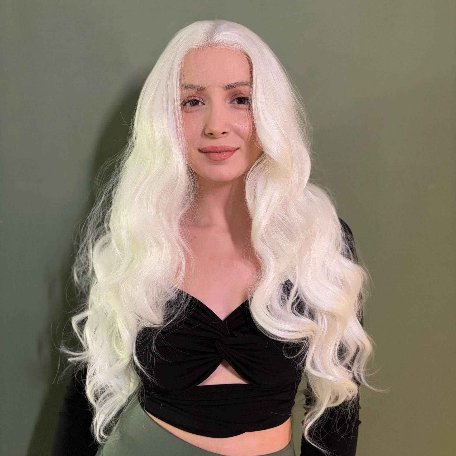 Schneewittchen Gewellt Lange 13 X 4 Große Lace Front Perücke Daenerys Rhaenyra Aline Cosplay Schneewittchen Gewellt Lange 13 X 4 Große Lace Front Perücke Daenerys Rhaenyra Aline Cosplay von Evanesswigs