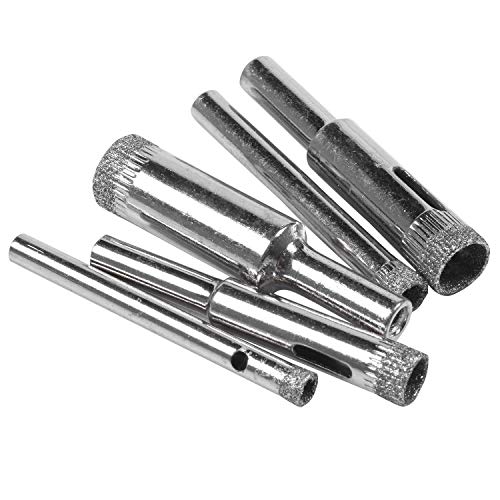 Evarbuild 5-teiliges Werkzeug für Sägeblätter, Diamant-Form, für Fliesen, Marmor, Glas, Keramik, 5/6/8/10/12 mm Evarbuild 5-teiliges Werkzeug für Sägeblätter, Diamant-Form, für Fliesen, Marmor, Glas, Keramik, 5/6/8/10/12 mm von Evarbuild