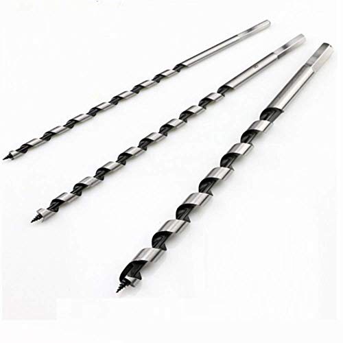 Schneckenbohrer Sechskantschaft Holzbohrerbohrer für Tischler Schreiner Fast Cut Diametre 16 mm Holzbohrer Set 350 mm lang (Packung mit 1 Stück) von Evazory