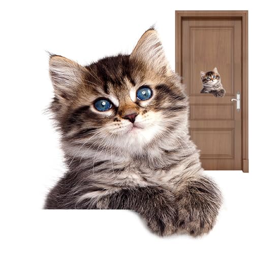 Evember Katzen-Wandaufkleber, Cartoon-Tier-Katzen, doppelseitig, visuelle Aufkleber, Valentinstag-Katzen-Poster, PVC-WC-Aufkleber, niedliche Katzen- -Poster für Zimmer Evember Katzen-Wandaufkleber, Cartoon-Tier-Katzen, doppelseitig, visuelle Aufkleber, Valentinstag-Katzen-Poster, PVC-WC-Aufkleber, niedliche Katzen- -Poster für Zimmer von Evember