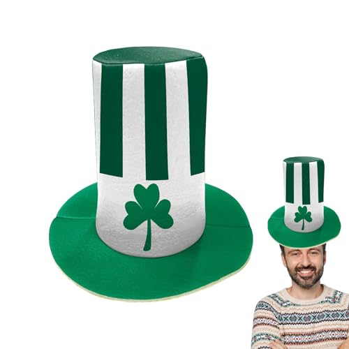Evember St. Patricks Partyhut – Zylinderhut Irische Kopfbedeckung – Foto-Requisiten, Partyzubehör, Baumspitze St. Patricks Day Zubehör, Kostümzubehör Evember St. Patricks Partyhut – Zylinderhut Irische Kopfbedeckung – Foto-Requisiten, Partyzubehör, Baumspitze St. Patricks Day Zubehör, Kostümzubehör von Evember
