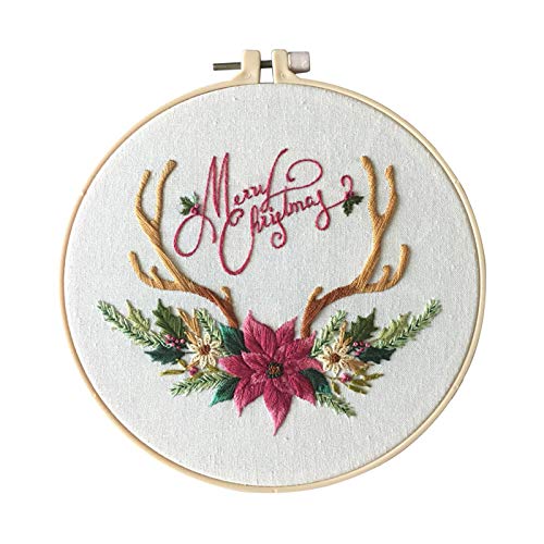 Anfänger Stickerei Set, Runde Einstellbare Stickerei Tool Kit Weihnachten Neue Produkte Für Kunst, Handwerk, Nähen Anfänger Stickerei Set, Runde Einstellbare Stickerei Tool Kit Weihnachten Neue Produkte Für Kunst, Handwerk, Nähen von Evenlyao