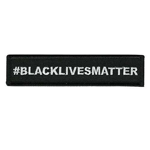 Black Lives Matter Patch, Black Lives Matter Stickerei Text Patch Verschluss Moral Patch Emblem Patch Für T-Shirts von Evenlyao