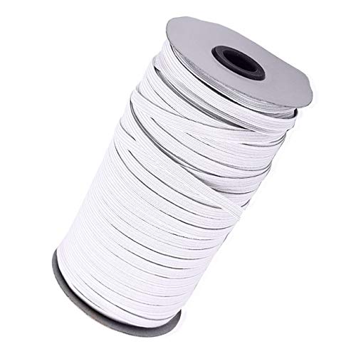 4 mm breite, weiße, flache elastische Schnur – 3 m starke und dehnbare elastische Schnur zum Nähen, Basteln, Schneidern, Taillenbänder und Zubehör – langlebiges, weiches und flexibles Seil für 4 mm breite, weiße, flache elastische Schnur – 3 m starke und dehnbare elastische Schnur zum Nähen, Basteln, Schneidern, Taillenbänder und Zubehör – langlebiges, weiches und flexibles Seil für von Event Decor Shop