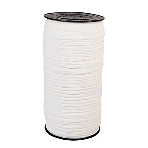 4 mm breites flaches Gummiband, 3 Meter - weiche und dehnbare geflochtene Schnur zum Nähen, DIY-Gesichtsmasken, Basteln, Kleidungsreparaturen, Taillenbänder, Stirnbänder, Haargummis, Ärmel, Taschen 4 mm breites flaches Gummiband, 3 Meter - weiche und dehnbare geflochtene Schnur zum Nähen, DIY-Gesichtsmasken, Basteln, Kleidungsreparaturen, Taillenbänder, Stirnbänder, Haargummis, Ärmel, Taschen von Event Decor Shop