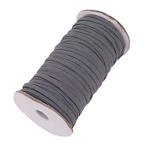 5 mm (1/5 Zoll) flaches Gummiband - 10 m dehnbare & langlebige elastische Schnur zum Nähen, DIY Handwerk, Bekleidungsreparatur, Perückenherstellung & Zubehör - Starke & flexible elastische Schnur von Event Decor Shop