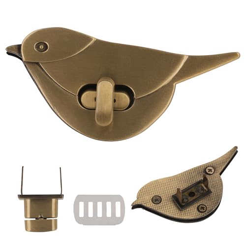 EVENT DECOR SHOP Vogeltasche Drehverschluss Retro Mode Metallverschluss Hardware für DIY Handtaschen, Geldbörsen, Schultertaschen, Lederwaren Zubehör, Stilvolles Vogeldrehschloss für Handtaschen EVENT DECOR SHOP Vogeltasche Drehverschluss Retro Mode Metallverschluss Hardware für DIY Handtaschen, Geldbörsen, Schultertaschen, Lederwaren Zubehör, Stilvolles Vogeldrehschloss für Handtaschen von Event Decor Shop