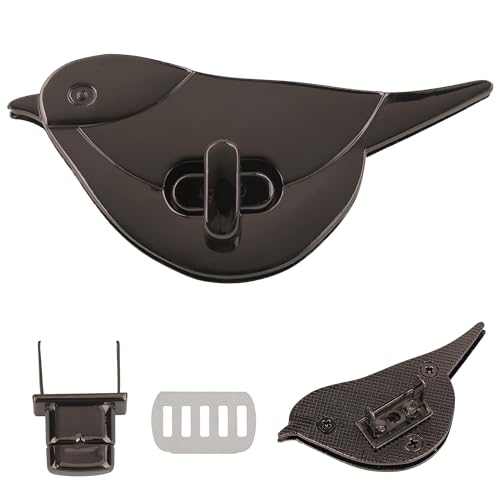 EVENT DECOR SHOP Vogeltasche Drehverschluss Retro Mode Metallverschluss Hardware für DIY Handtaschen, Geldbörsen, Schultertaschen, Lederwaren Zubehör, stilvolles Vogeldrehschloss für Handtaschen EVENT DECOR SHOP Vogeltasche Drehverschluss Retro Mode Metallverschluss Hardware für DIY Handtaschen, Geldbörsen, Schultertaschen, Lederwaren Zubehör, stilvolles Vogeldrehschloss für Handtaschen von Event Decor Shop