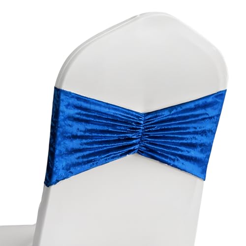 Luxuriöse Stuhlbänder aus Samt, königsblau, elegante Stuhlschärpen für Hochzeiten, Partys, Bankette, Empfänge und besondere Anlässe, glänzend, langlebig und wiederverwendbar, Partyzubehör Luxuriöse Stuhlbänder aus Samt, königsblau, elegante Stuhlschärpen für Hochzeiten, Partys, Bankette, Empfänge und besondere Anlässe, glänzend, langlebig und wiederverwendbar, Partyzubehör von Event Decor Shop