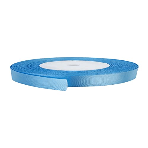 Satinband, Babyblau, 25 m Rolle, 100 % Polyester, Bastelband für Geschenkverpackungen, Nähen, Kartenherstellung und Dekorationen, glatte doppelseitige Oberfläche, ideal für Heimwerker- und Satinband, Babyblau, 25 m Rolle, 100 % Polyester, Bastelband für Geschenkverpackungen, Nähen, Kartenherstellung und Dekorationen, glatte doppelseitige Oberfläche, ideal für Heimwerker- und von Event Decor Shop