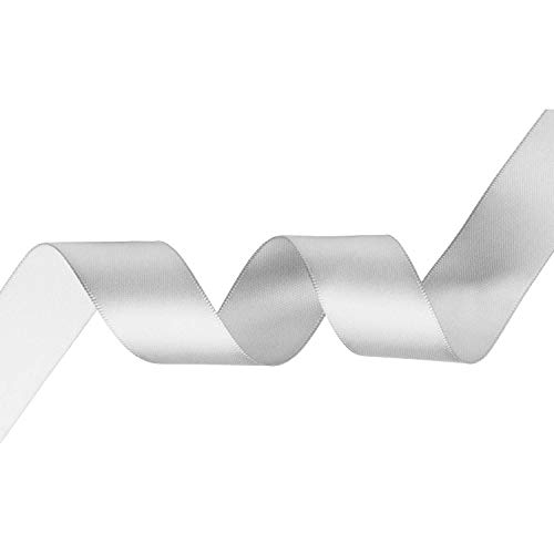 Weißes Satinband, 25 m Rolle, 100 % Polyester, Bastelband für Geschenkverpackungen, Nähen, Kartenherstellung und Dekorationen, glatte doppelseitige Oberfläche, ideal für Heimwerker- und Party-Projekte Weißes Satinband, 25 m Rolle, 100 % Polyester, Bastelband für Geschenkverpackungen, Nähen, Kartenherstellung und Dekorationen, glatte doppelseitige Oberfläche, ideal für Heimwerker- und Party-Projekte von Event Decor Shop