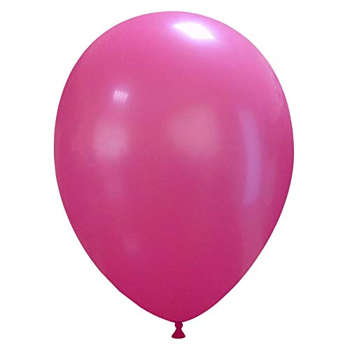 Event Kauf 25-1000 STK. Luftballons Metallic/Standard, Ø ca. 27 cm, Helium (25 Stück, Standard Nr.54: Fuchsia) von Event Kauf