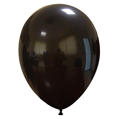 Event Kauf 25-1000 Stk. Luftballons Metallic/Standard, Ø ca. 27 cm, Helium (100 Stück, Standard Nr.09: Schwarz) von Event Kauf