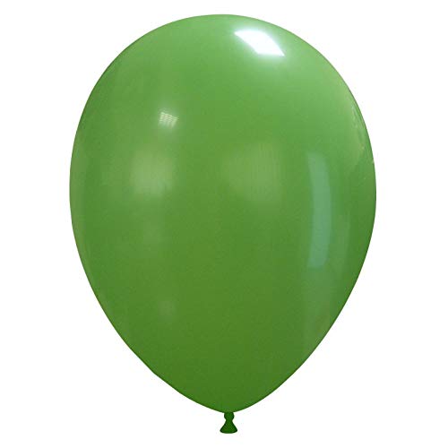Event Kauf 25-1000 STK. Luftballons Metallic/Standard, Ø ca. 27 cm, Helium (100 Stück, Standard Nr.33: Grün) von Event Kauf