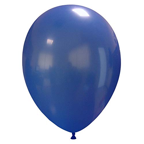 Event Kauf 25-1000 Stk. Luftballons Metallic/Standard, Ø ca. 27 cm, Helium (100 Stück, Standard Nr.46: Dunkelblau) von Event Kauf