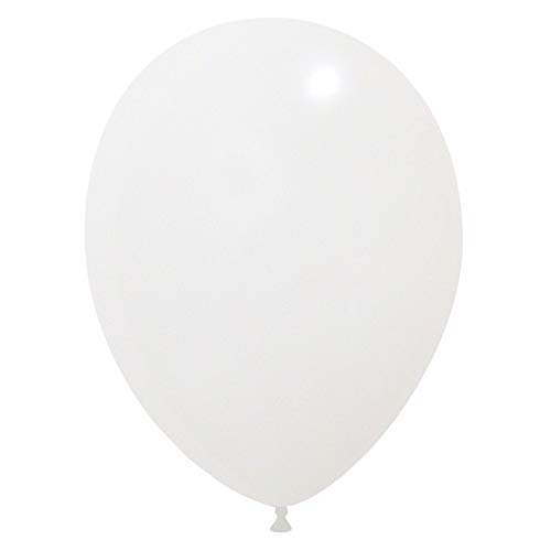 Event Kauf 25-1000 STK. Luftballons Metallic/Standard, Ø ca. 27 cm, Helium (25 Stück, Standard Nr.06: Weiß) von Event Kauf
