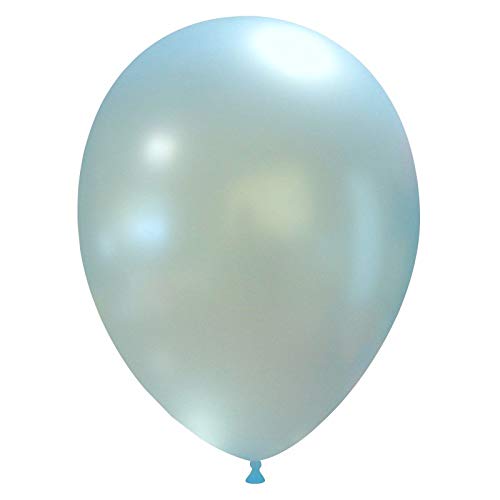 Event Kauf 25-1000 Stk. Luftballons Metallic/Standard, Ø ca. 27 cm, Helium (50 Stück, Metallic Nr.46: Hellblau) von Event Kauf