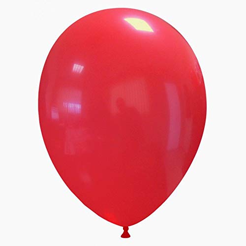 Event Kauf 25-1000 STK. Luftballons Metallic/Standard, Ø ca. 27 cm, Helium (50 Stück, Standard Nr.15: Rot) von Event Kauf