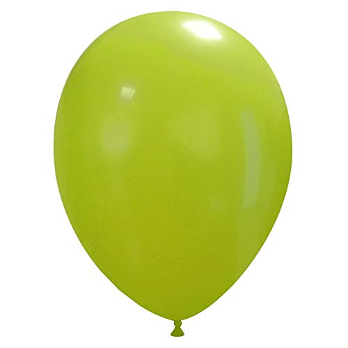 Event Kauf 25-1000 Stk. Luftballons Metallic/Standard, Ø ca. 27 cm, Helium (50 Stück, Standard Nr.30: Limettengrün) von Event Kauf