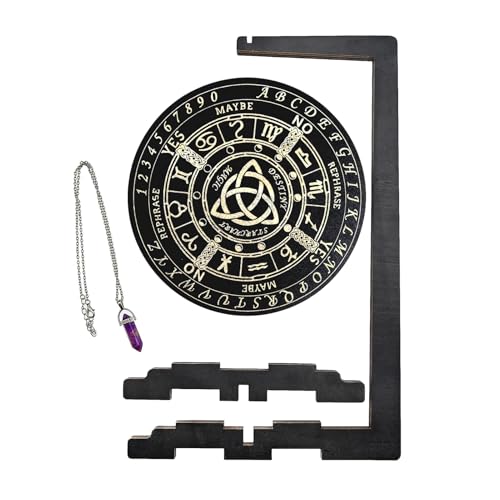 Eventerde Wahrsagebrett | Steine Kristalle Halterung - Holz Kreativ Design Schmuckständer Für Anhänger Ketten Zuhause Meditation Deko Tischdekoration Wanddekoration Aufbewahrung Organizer Eventerde Wahrsagebrett | Steine Kristalle Halterung - Holz Kreativ Design Schmuckständer Für Anhänger Ketten Zuhause Meditation Deko Tischdekoration Wanddekoration Aufbewahrung Organizer von Eventerde