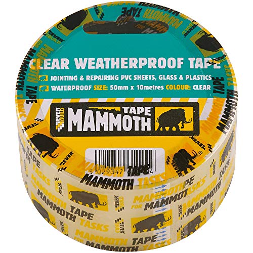 Everbuild 2CLEAR10-EBD Mammut klares wetterfestes Klebeband, 50 mm x 10 m Everbuild 2CLEAR10-EBD Mammut klares wetterfestes Klebeband, 50 mm x 10 m von Everbuild
