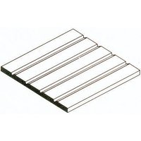 Strukturplatte, 0,5x150x300 mm. Raster 0,64 mm, 1 Stück von Evergreen