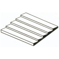 Strukturplatte, 300x600x1,0 mm, Raster 2,00 mm, 1 Stück von Evergreen