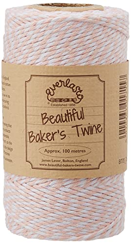 EVERLASTO Baker Twine Original-Spulen, 100 m, Cherry Blossom, 2mm von Everlasto