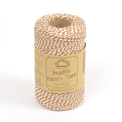 EVERLASTO Baker Twine Original-Spulen, 100 m, Sahara Sand, 2mm von Everlasto