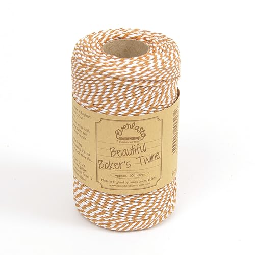 EVERLASTO Baker Twine Original-Spulen, 100 m, Sahara Sand, 2 mm von Everlasto