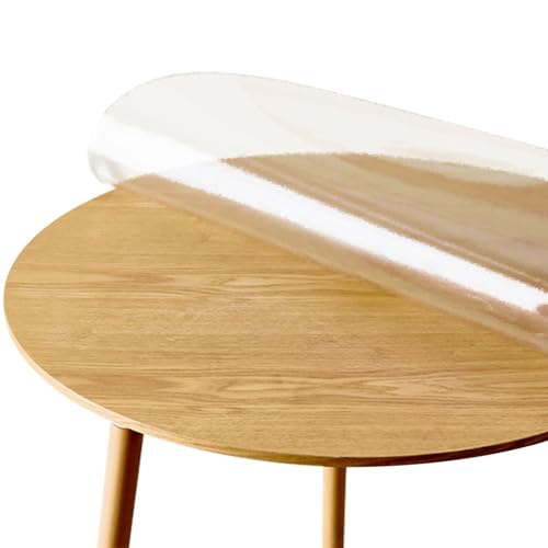 Transparente Tischfolie Rund Outdoor Tischdecke Klarsicht 80 120 140 150 cm - Durchsichtige Tischschutz Folie 90 cm Transparente Tischfolie Rund Outdoor Tischdecke Klarsicht 80 120 140 150 cm - Durchsichtige Tischschutz Folie 90 cm von Evimstil