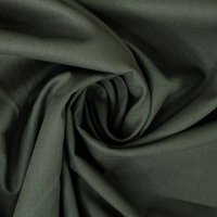 Edle Baumwollwebware Uni armygrün dunkel von Evlis Needle