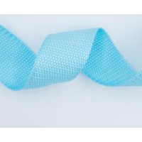 Gurtband Grobmaschig 40mm hellblau von Evlis Needle