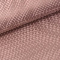 Jacquard Dekostoff Magic altrosa von Evlis Needle