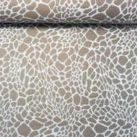 Jacquard Dekostoff Mombasa beige Jacquard Dekostoff Mombasa beige von Evlis Needle