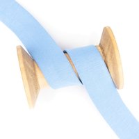 Jersey Schrägband Deluxe hellblau von Evlis Needle