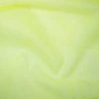 Netzstoff Grob elastisch Neon gelb von Evlis Needle
