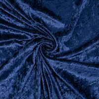 Pannesamt elastisch blau-lila von Evlis Needle