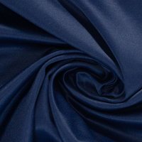 Satin Dekostoff Gala Uni navy von Evlis Needle