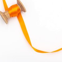Satinband neon orange 16mm von Evlis Needle