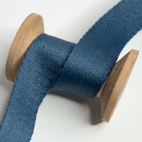 Soft Gurtband 25mm jeansblau von Evlis Needle