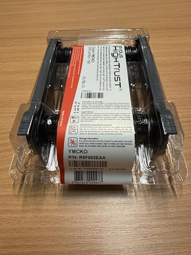 Evolis R5F002EAA Farbband Schwarz, Blau, Rot, Gelb von Evolis