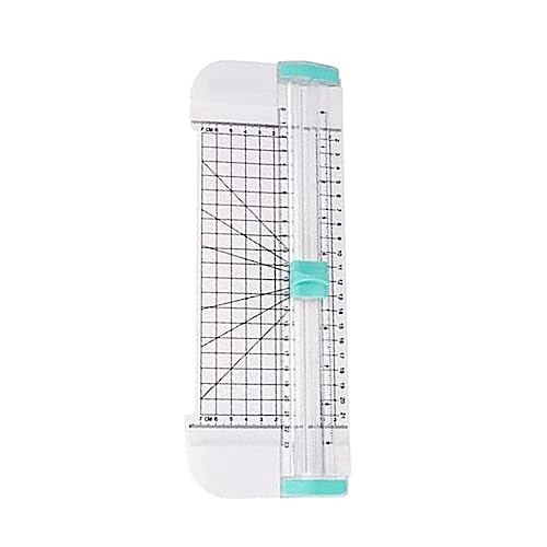 Evvmnaks Tragbarer Papierschneider, manueller Papierschneider, 30,5 cm, Papierschneider, Scrapbooking-Werkzeug mit seitlichem Lineal für Bastelpapier, A4, A5, Papier B von Evvmnaks