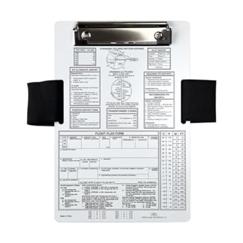 Evzvwruak IFR Pilot-Klemmbrett, verbesserter Aluminium-Knieschoner, Luftfahrt-Metallclip, nützlicher Stifthalter und bequemer Nylon-Aufkleber-Riemen, langlebig, einfach zu installieren Evzvwruak IFR Pilot-Klemmbrett, verbesserter Aluminium-Knieschoner, Luftfahrt-Metallclip, nützlicher Stifthalter und bequemer Nylon-Aufkleber-Riemen, langlebig, einfach zu installieren von Evzvwruak